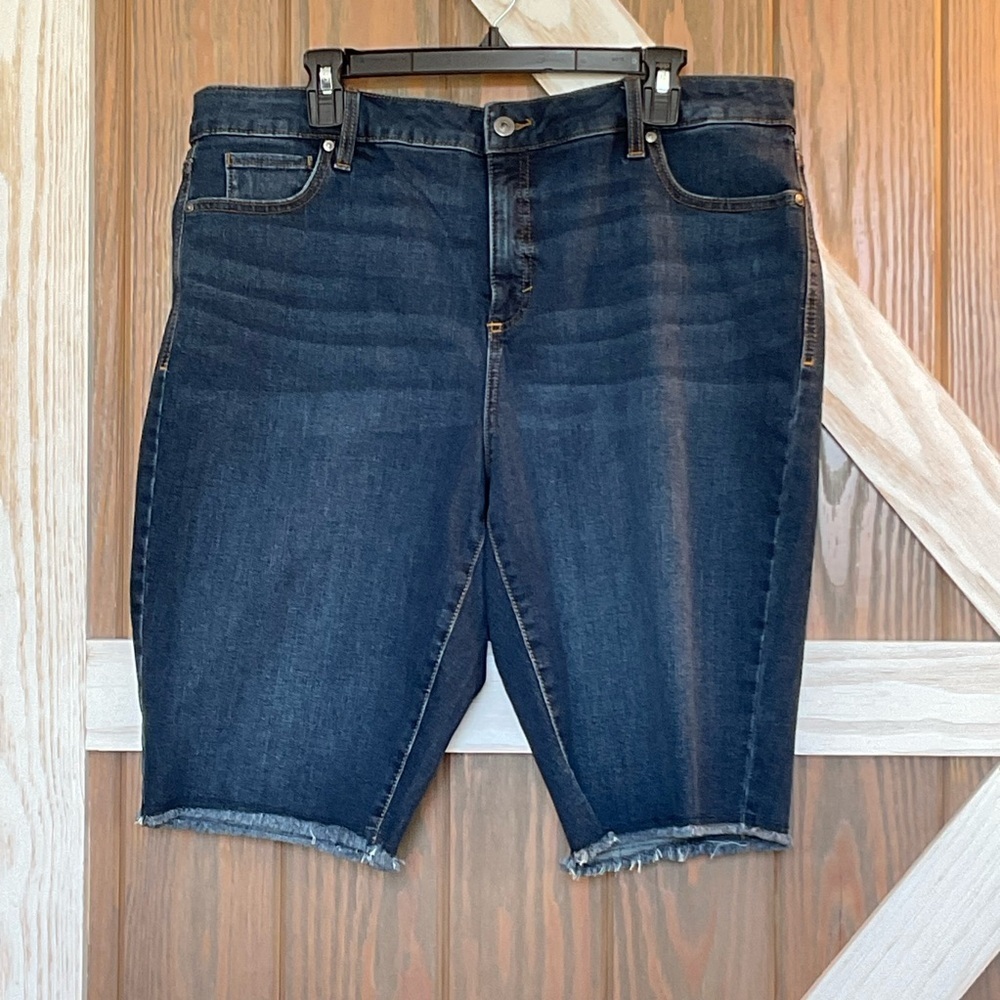 Style & Co. Dark Blue Denim Bermuda Shorts